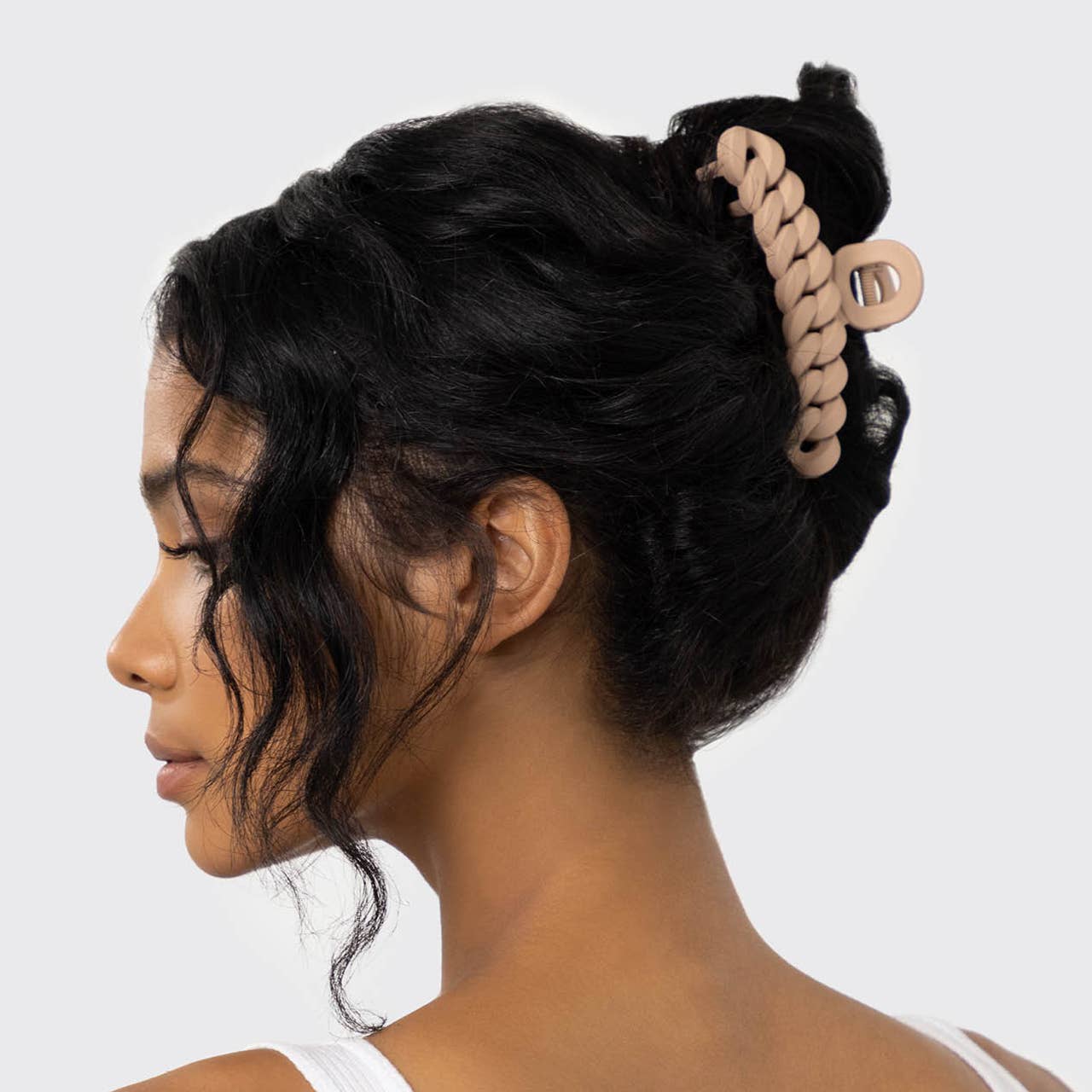 Kitsch Eco-friendly Chain Claw Clip 3pc Set - Neutral