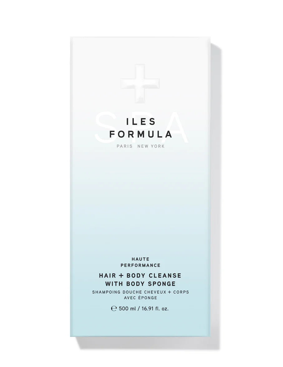 ILES Formula Hair + Body Cleanse + Sponge