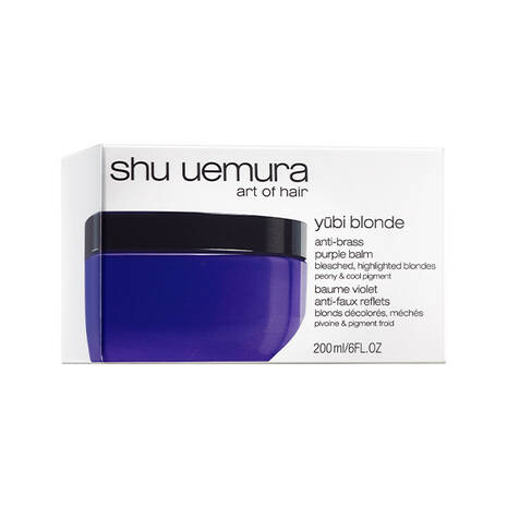 shu uemura yūbi blonde anti-brass purple balm