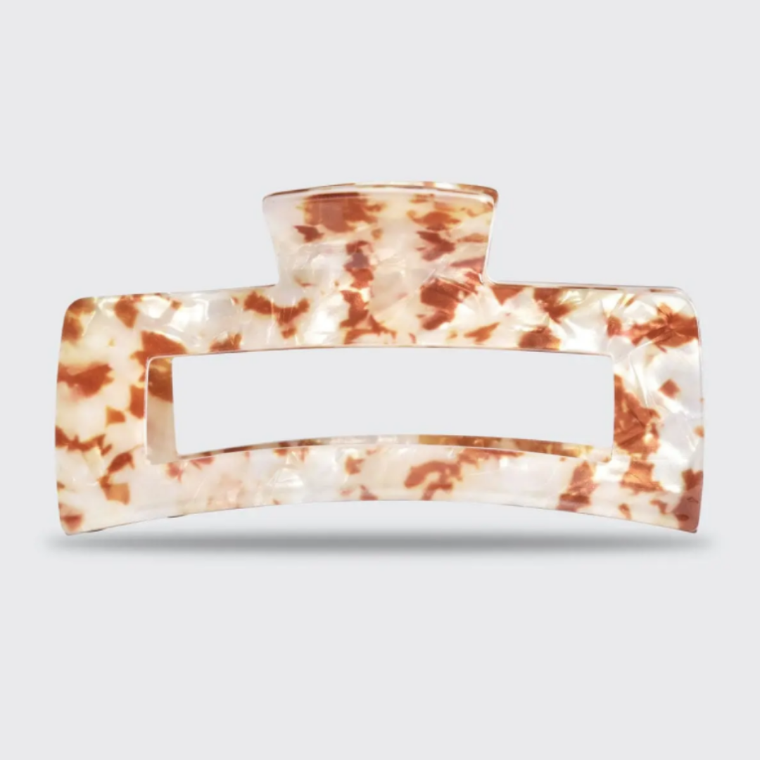 Kitsch Eco-Friendly Jumbo Open Shape Claw Clip - Brown