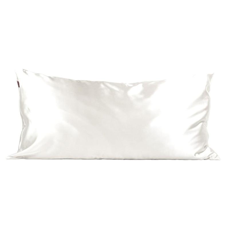 Kitsch Satin King Pillowcase - Ivory