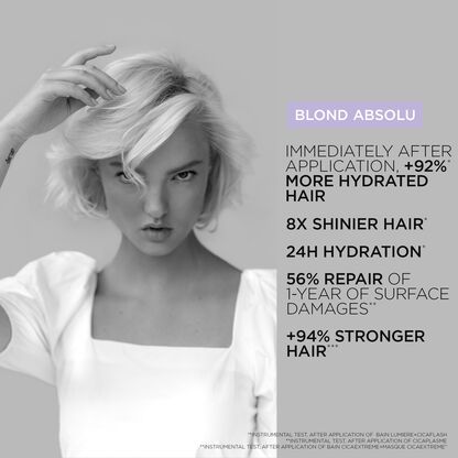 Kerastase Blond Absolu Anti-Brass Bain and Fondant Duo for Blonde Hair