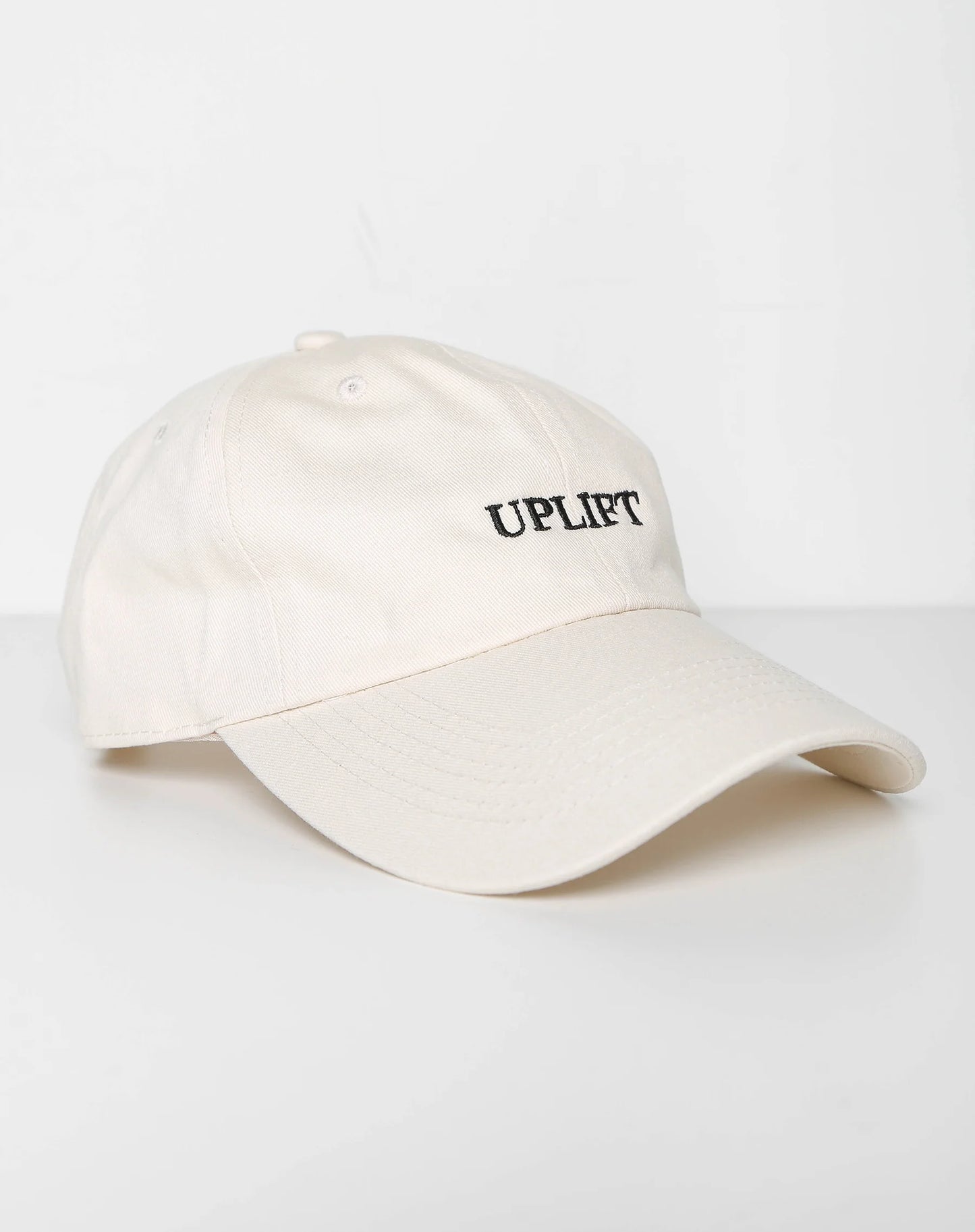 The "UPLIFT" Baseball Cap | Almond Milk Brunette the Label