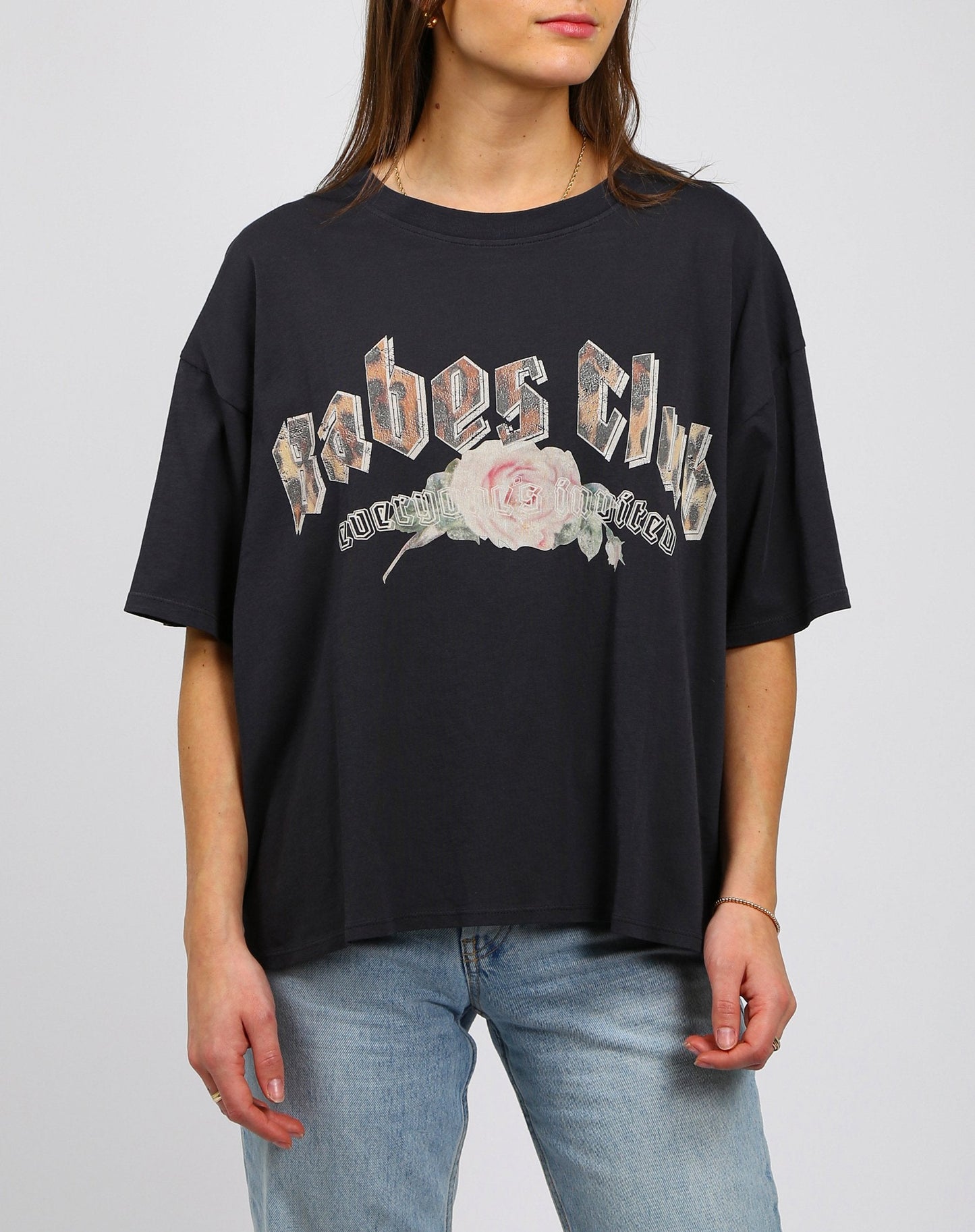 Babes Club Rosy Tee Brunette The Label