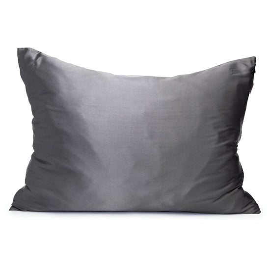 Kitsch Satin Standard Pillowcase - Charcoal