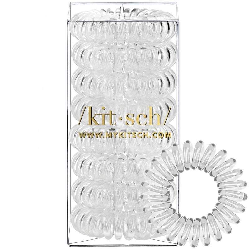 Kitsch 8 Pack Hair Coils - Transparent