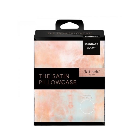 Kitsch Satin Standard Pillowcase - Sunset Tie Dye