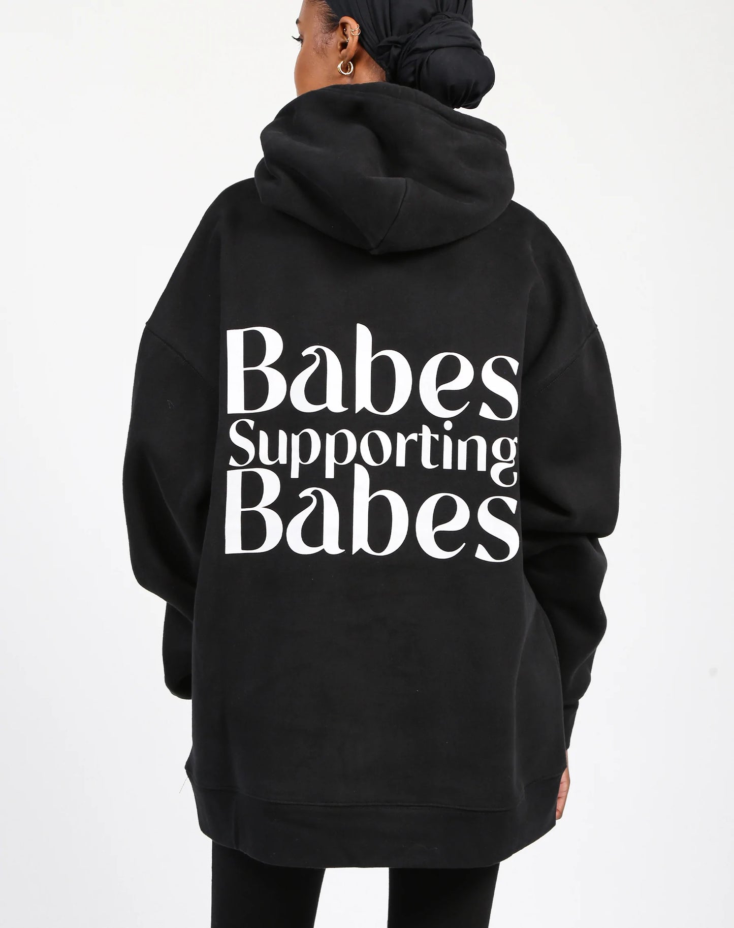 Babes Supporting Babes Big Sister Hoodie Brunette The Label
