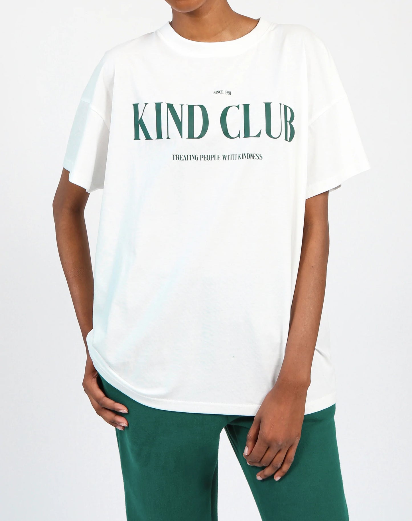 Kind Club Boxy Tee Brunette The Label