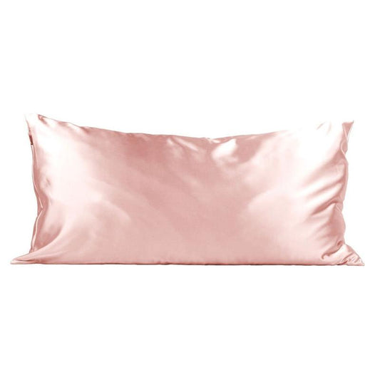 Kitsch Satin King Pillowcase - Blush